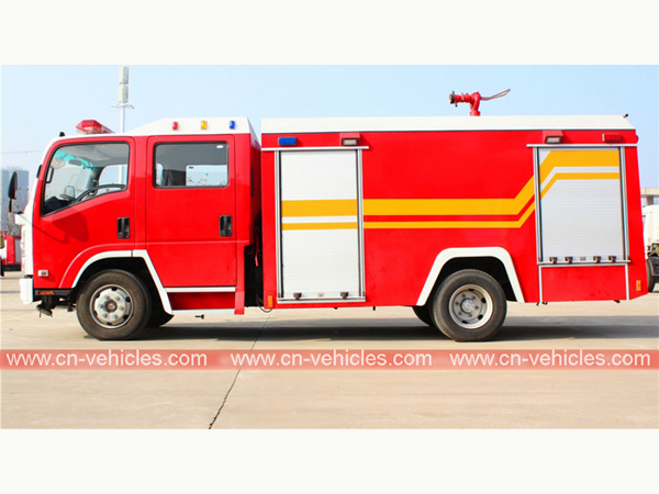 Isuzu 190hp ELG 5000liters Foam Tanker Fire Fighting Truck