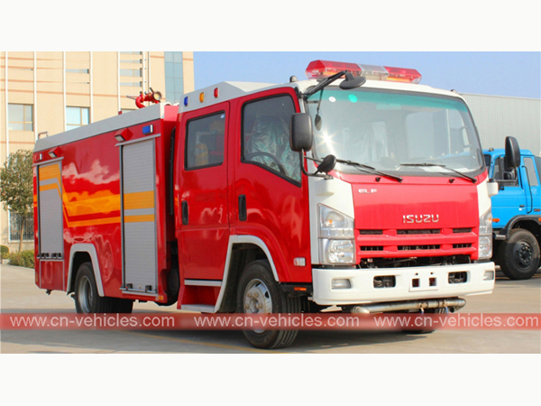 Isuzu 190hp ELG 5000liters Foam Tanker Fire Fighting Truck