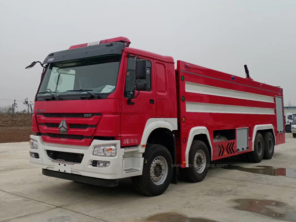 Sinotruck Howo 20tons to 25tons Foam Fighting Fire Truck For Sales