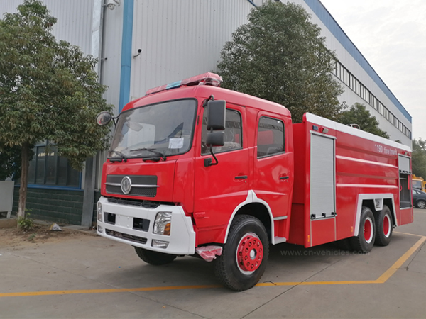 Dongfeng DFAC Double Cab LHD or RHD Cummins Engine 13000 L Water Fire Fighting Truck For Sales