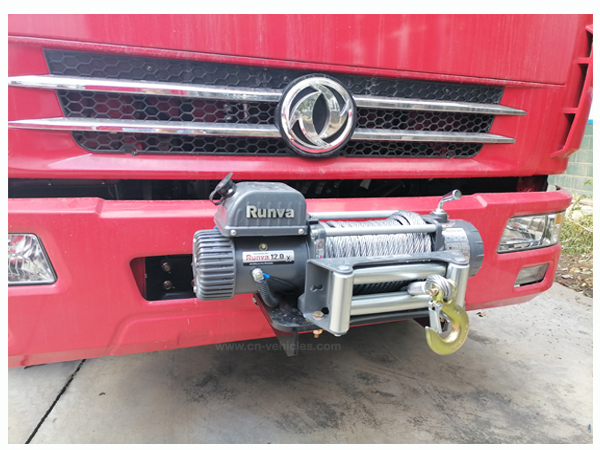 Dongfeng DFAC Fire Rescue Truck With Electric Winch and 3 Ton Crane We Export To Burma