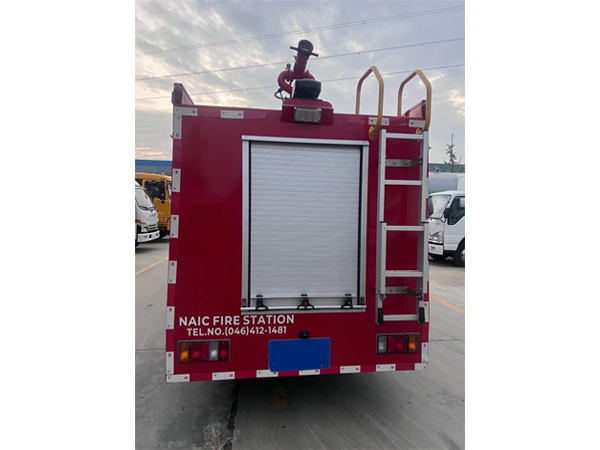 ISUZU 4000Liter Water Tanker Fire Fighting Truck Export to Bureau Of Fire Protection in Philippines 