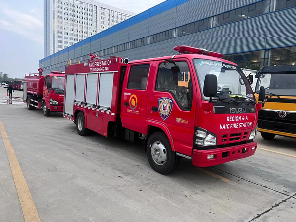 ISUZU 4000Liter Water Tanker Fire Fighting Truck Export to Bureau Of Fire Protection in Philippines 