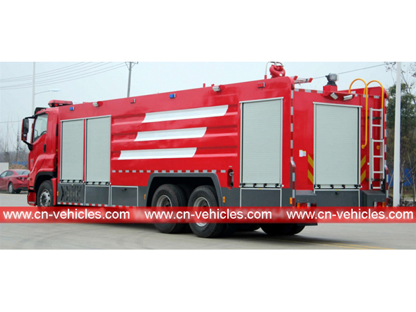 Best ISUZU GIGA 12CBM water foam fire truck export to Philippines