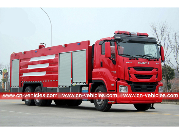 Best ISUZU GIGA 12CBM water foam fire truck export to Philippines