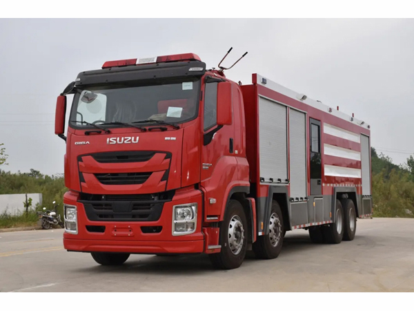 ISUZU 12000liters water 3400liters Foam 2000liters Powder Water Foam Powder Combined Fire Fighting Truck
