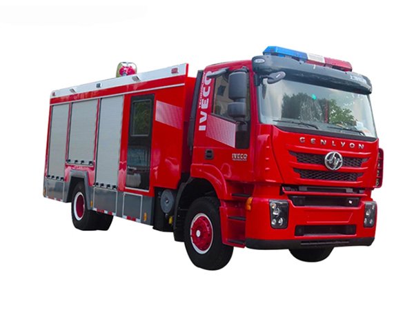 Iveco 8000L Water Foam Fire Fighting Rescue Truck with Crew Cab
