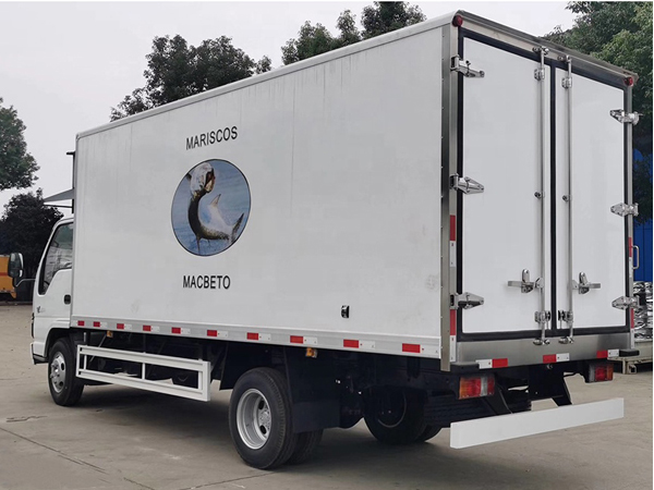 Japanese Chassis ISUZU 4.1 meters 13 Ton Freezer van for sales