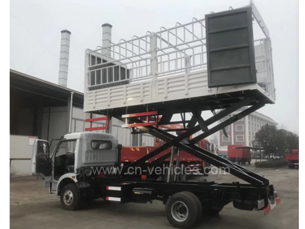 Dongfeng Motor 120HP 6 ton 8 Tons Hydraulic Lift Box Cargo Truck