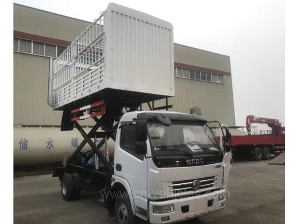 Dongfeng Motor 120HP 6 ton 8 Tons Hydraulic Lift Box Cargo Truck