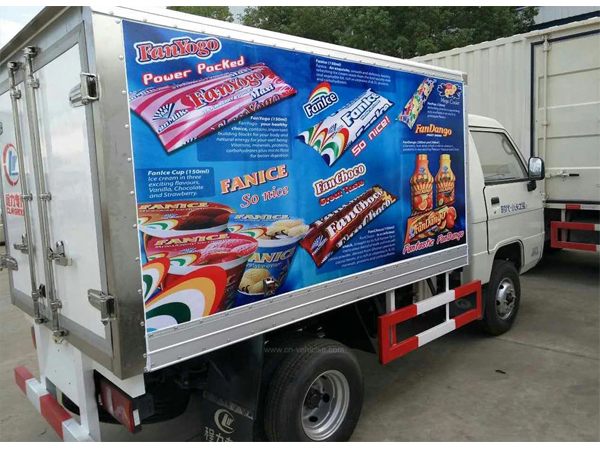 Forland Mini Freezer Truck Refrigerator Cooling Van Box for Frozen Chicken Ice Cream Meat Delivery