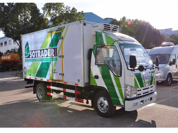 Isuzu 3 Ton 5 Ton 10 Ton Freezer Truck Refrigerator Truck Refrigerated Truck We Export to Gabon