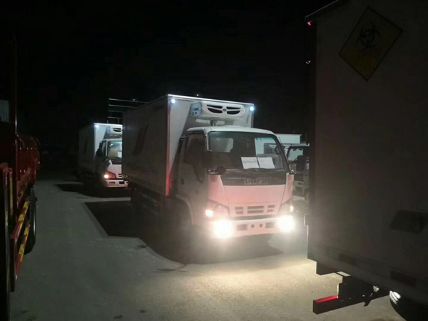  ISUZU Japan Technology THERMO KING Medical Refuse Transfer Vehicle 