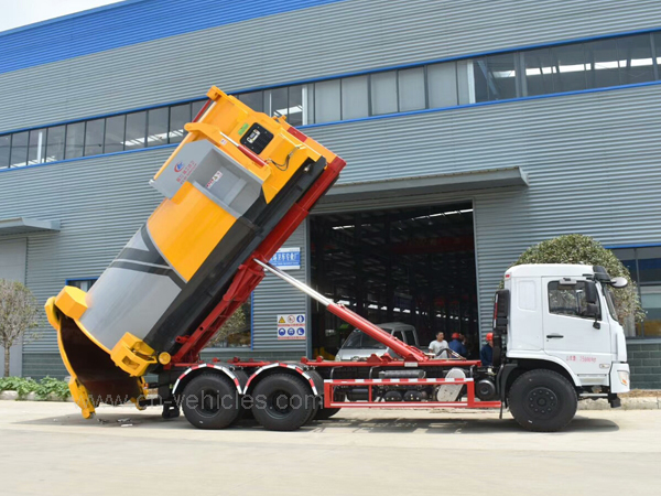 10CBM to 20CBM Garbage Collection Compactor Station for Solid Garbage Collecting & Transportation 