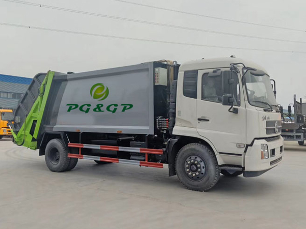 New design Dongfeng dfac Brand 10cbm Rubbish Collection Can Kitchen Electric Garbage Transport Truck For 120Liter 240Liter Garbage Bin