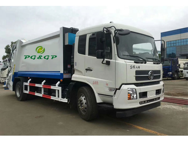 New design Dongfeng dfac Brand 10cbm Rubbish Collection Can Kitchen Electric Garbage Transport Truck For 120Liter 240Liter Garbage Bin