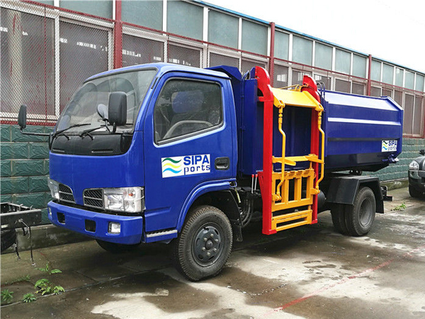 Full Automatic Rubbish Collection Truck Hydraulic Control Pick Up Garbage Truck