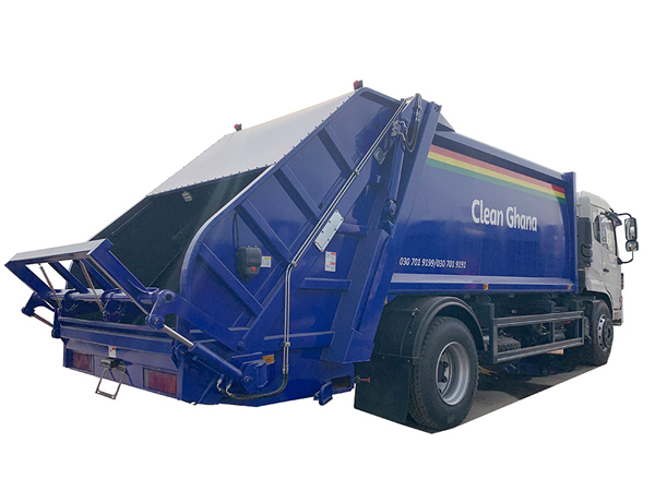 DFAC 12m3 customized garbage Compactor Waste truck sanitation vehicle sell to Ghana