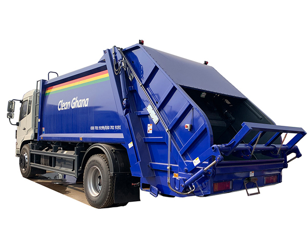 DFAC 12m3 customized garbage Compactor Waste truck sanitation vehicle sell to Ghana