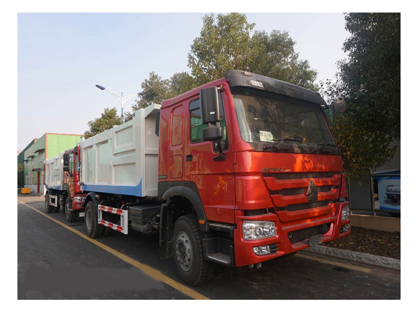 HOWO 250hp 15 Ton to 20 Ton Garbage Tipper Truck