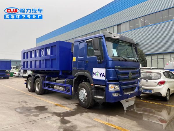 China Sinotruk Howo 6x4 Type 18tons 20tons 14tons Skip Container Garbage Truck