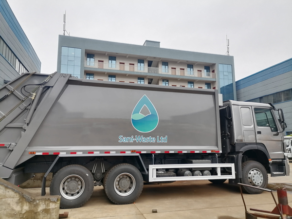 HOWO 20cbm 6*4 Self Loader Compactor Garbage Truck Price for Sale