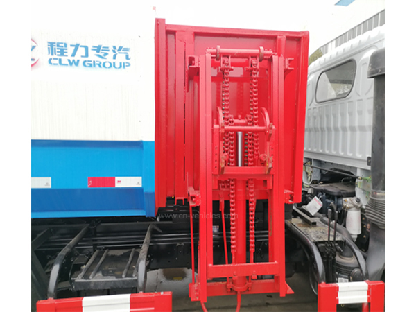 Dongfeng 3 ton to 22ton Side Load Garbage Truck With Lift System For Transport Food Waste