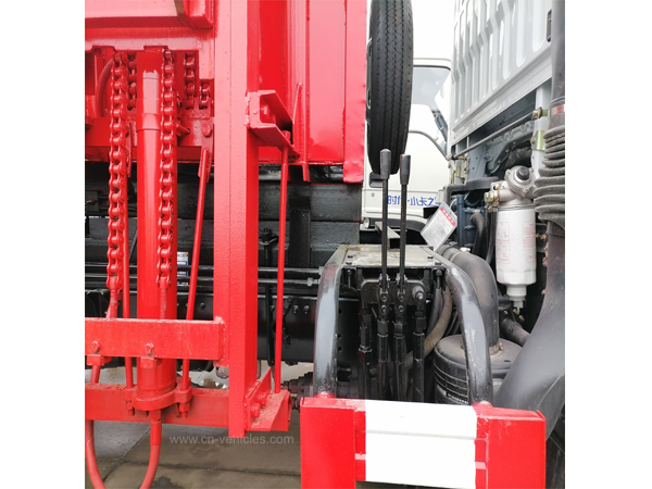 Dongfeng 3 ton to 22ton Side Load Garbage Truck With Lift System For Transport Food Waste