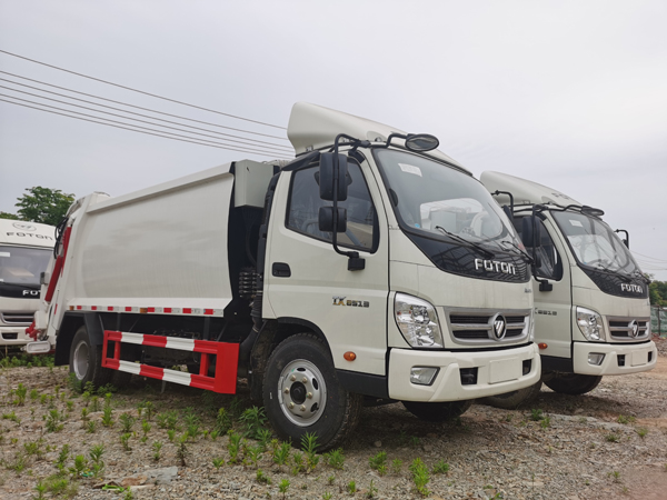 Foton 6cbm 5.4 Ton Self Loading Compaction Garbage Refuse Truck