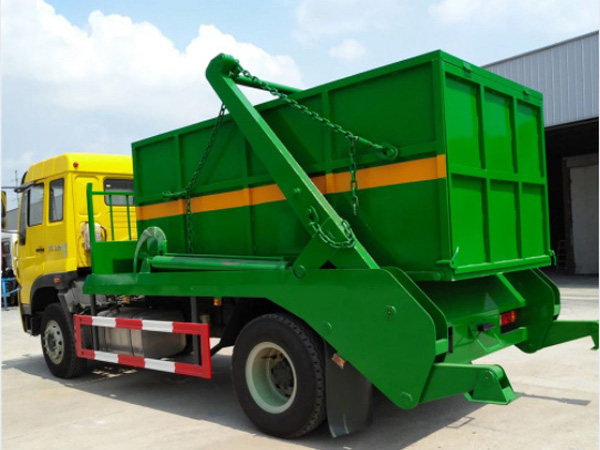 HOWO 266hp 336hp 6wheeler Skip Loader Garbage Bin Truck