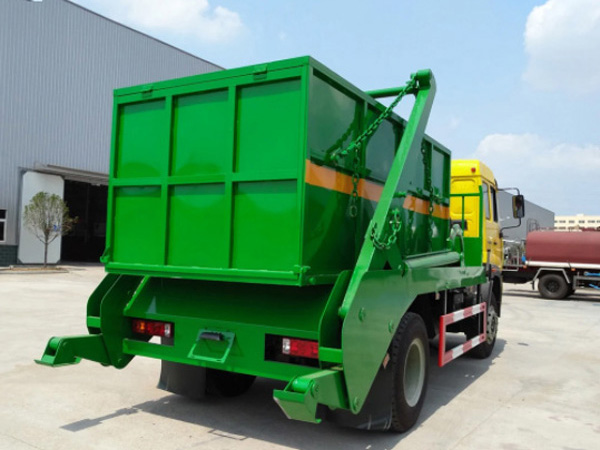 HOWO 266hp 336hp 6wheeler Skip Loader Garbage Bin Truck