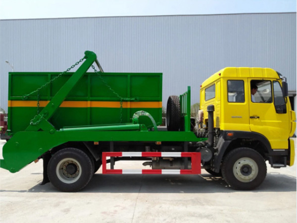 HOWO 266hp 336hp 6wheeler Skip Loader Garbage Bin Truck