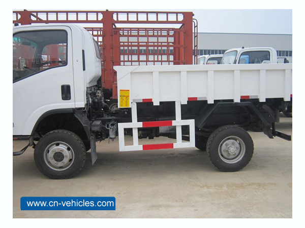 ISUZU 6 Wheels 600P Small 8000kg Garbage Transport Dump Truck For Sales