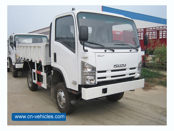 ISUZU 6 Wheels 600P Small 8000kg Garbage Transport Dump Truck For Sales