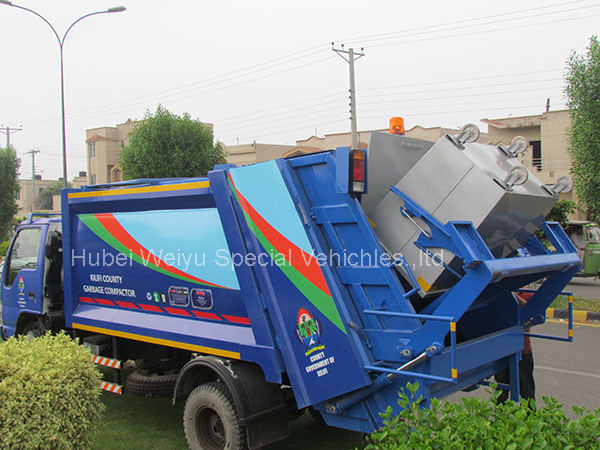 Isuzu 4cbm and 7cbm Garbage Compactor Truck for Sale