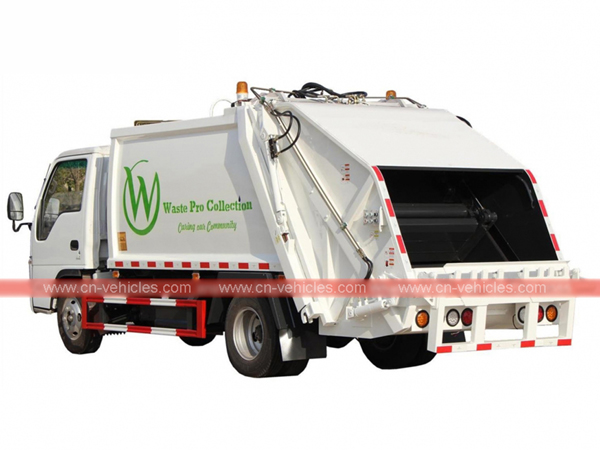 Customer purchased ISUZU ELF 5cbm Garbage Compactor Truck
