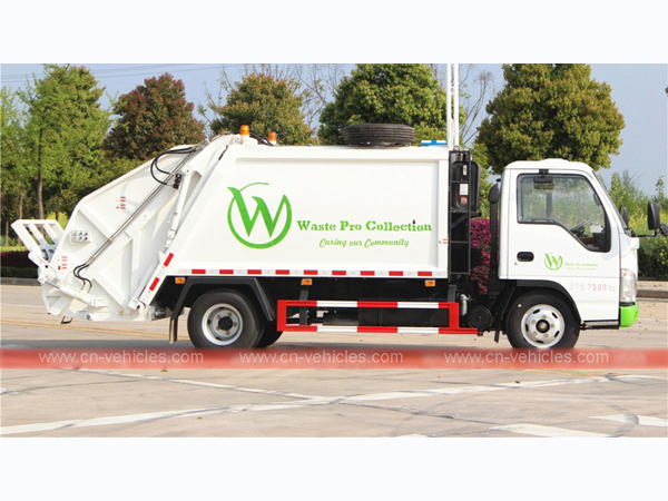 Customer purchased ISUZU ELF 5cbm Garbage Compactor Truck