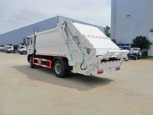 JAC 12cbm Compression Compactor Garbage Truck Suitable For 120 or 240 or 260 Liter Square or 300L Circular Bin To transport Waste or Trash