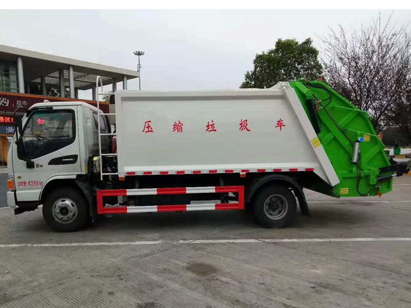 5000liters JAC Rear Load Garbage Compactor Trucks for Sales