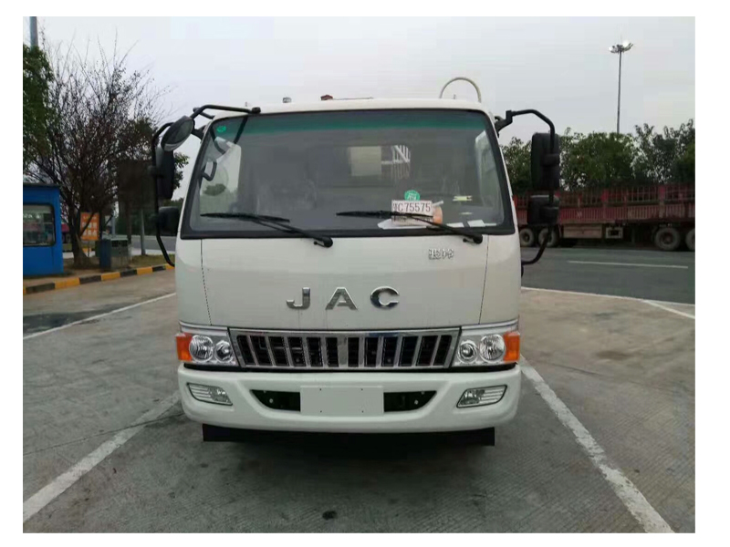 5000liters JAC Rear Load Garbage Compactor Trucks for Sales