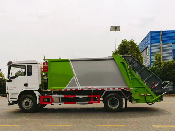 Shacman L3000 16cbm Compactor Compressed Garbage Transport Rear Loader Truck for Kazakhstan