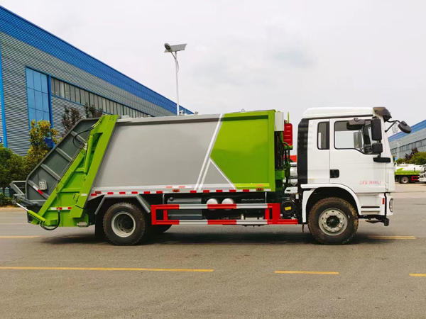 Shacman L3000 16cbm Compactor Compressed Garbage Transport Rear Loader Truck for Kazakhstan