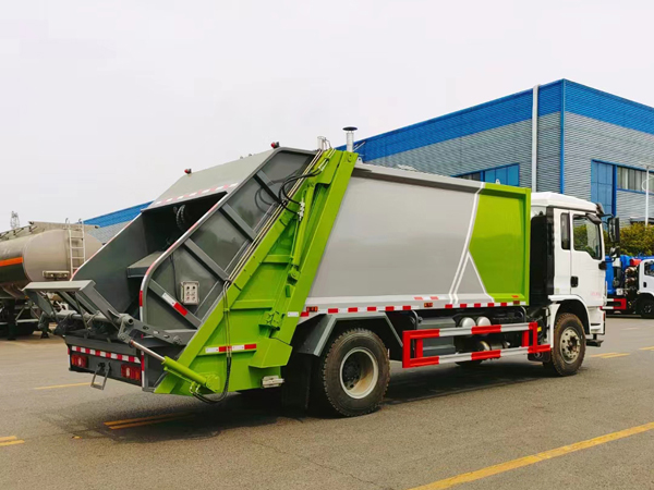 Shacman L3000 16cbm Compactor Compressed Garbage Transport Rear Loader Truck for Kazakhstan