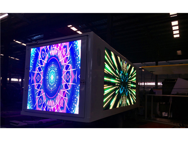 Outdoor 3 Sides LED Display Box Mobile LED Screen Wall for Sale in The United State