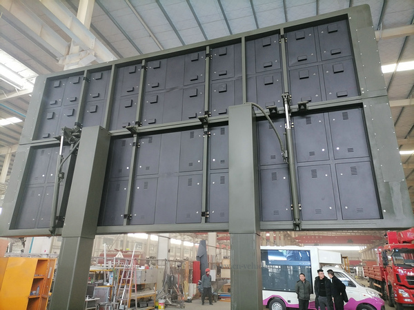 Customer Made Outdoor LED P4 Full Color Billboard Advertisement Folding Screen Trailer for Sales