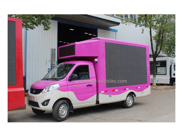 Foton Outdoor Advertising Mobile LED Sign Vehicle for Export