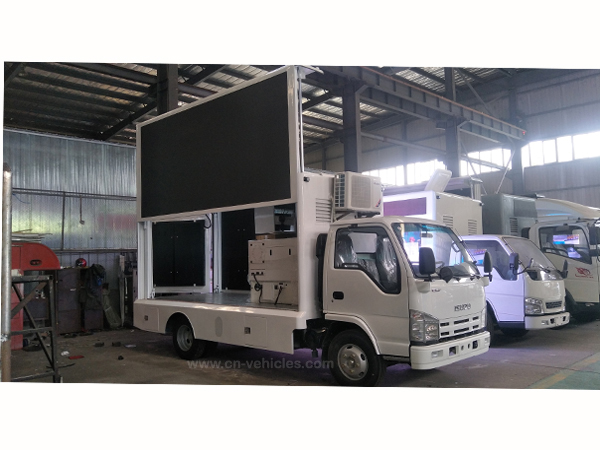 Isuzu P3 Screen Outdoor LED Mobile Billboard Advertising Truck