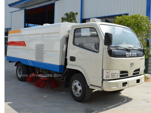 hot sale dongfeng 4m3 road sweeping vehicle,road sweeper truck