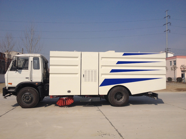 Dongfeng 153 190HP 11m3 Road Sweeper Machine 