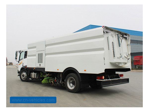 FAW J5K RHD Road Sweeper Truck With Dust Tank Water Tank Suction Tank